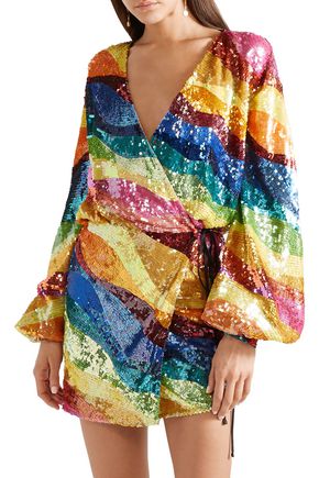 Kim Zolciak Biermann's Rainbow Sequin Dress