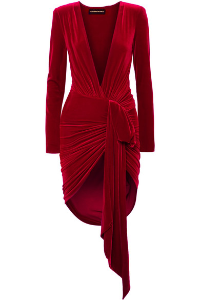 Lisa Rinna's Red Velvet Dress