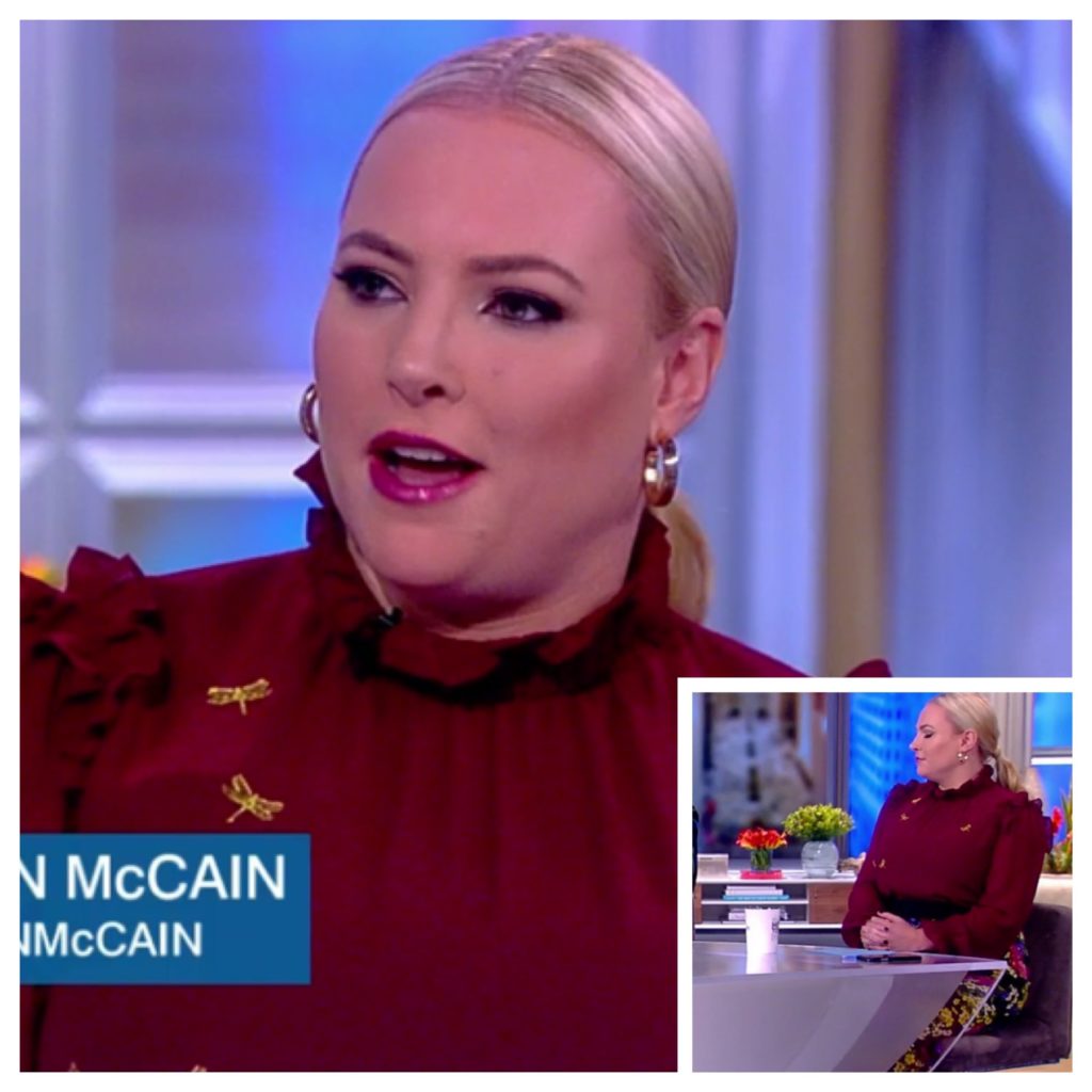 Meghan McCain's Dragonfly Blouse