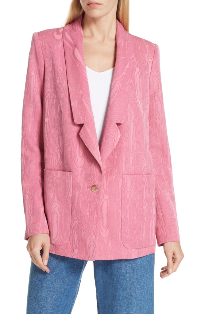 Morgan Stewart's Pink Suit Jacket and Pants