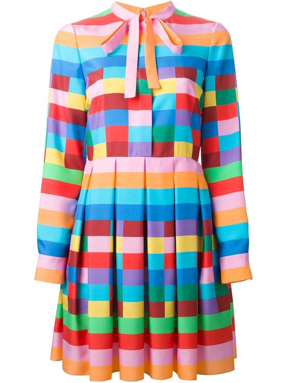 Tanya Sam's Rainbow Striped Dress