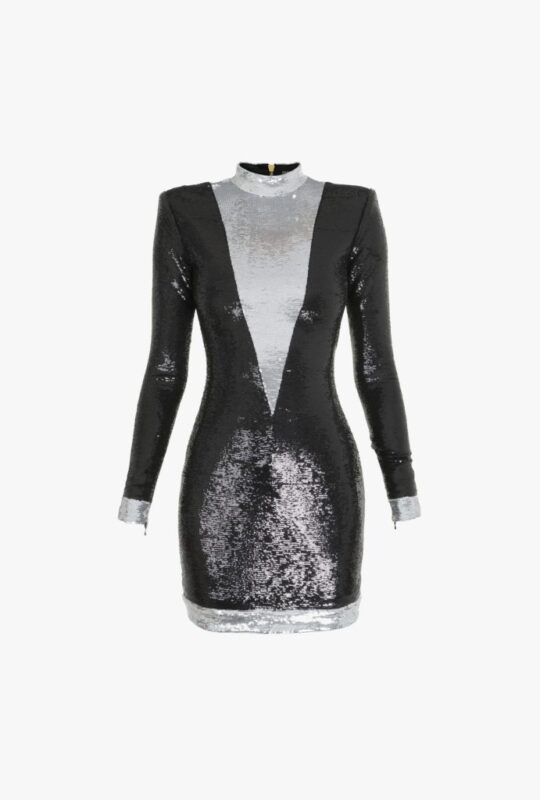 Dorit Kemsley's Black and Silver Sequin Dress | Big Blonde Hair