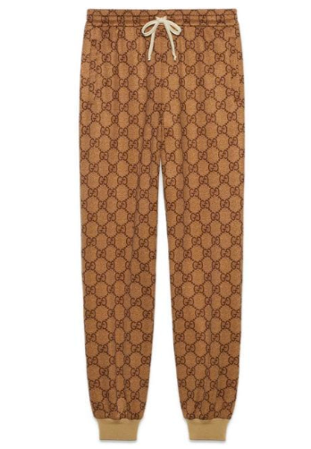 Dorit Kemsley's Brown Gucci Logo Sweat Pants