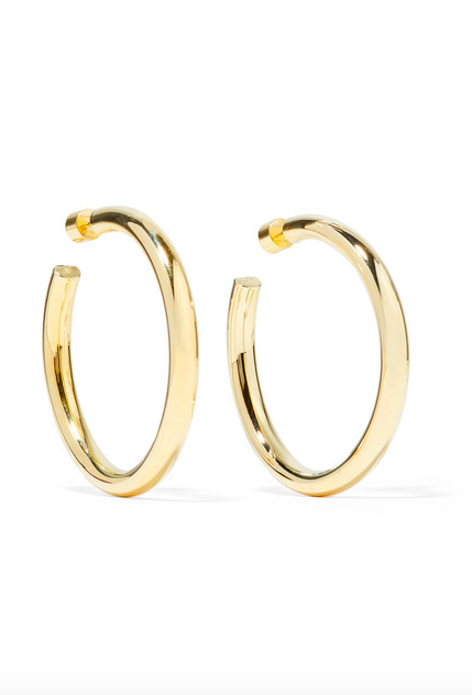 Lisa Rinna's Gold Hoop Earrings