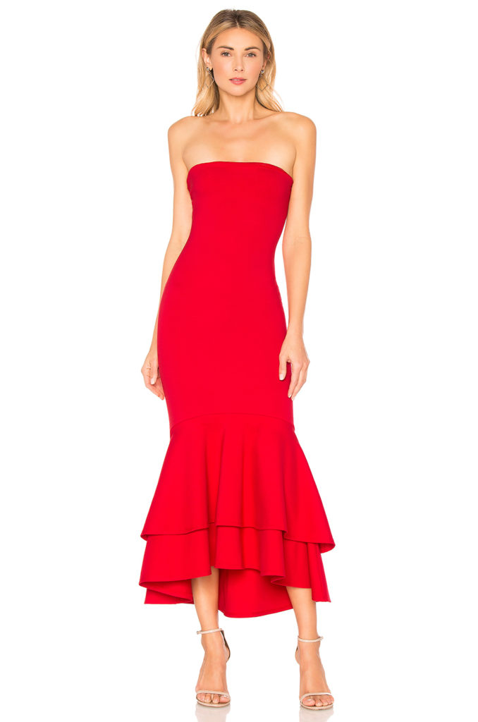 Nicole Lopez-Alvar’s Red Ruffle Dress