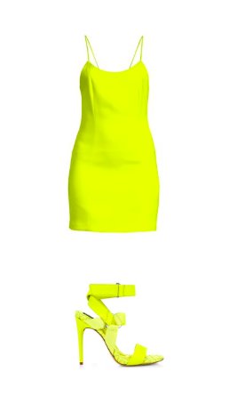 Teddi Mellencamp’s Neon Yellow Dress