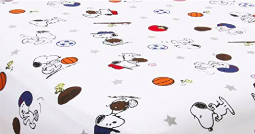 Andy Cohen’s Snoopy Sports Crib Sheet On Instagram