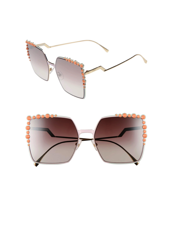 Brielle Biermann’s Pink Studded Sunglasses