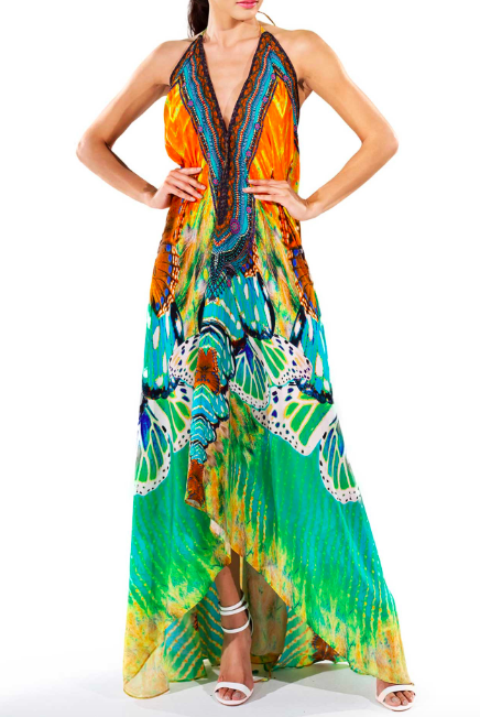 Brittany Cartwright's Printed Maxi Dress