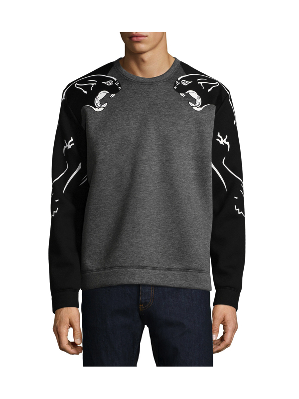 David Rose’s Panther Sleeve Sweatshirt
