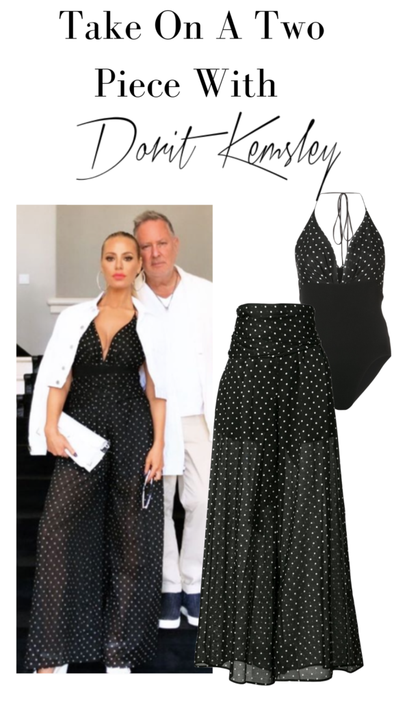 Dorit Kemsleys Outfits at Denise Richards Wedding