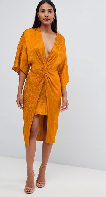 Erika Schaefer’s Orange Kimono Dress