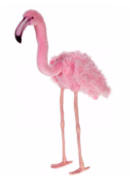 Khloe Kardashian’s Pink Standing Flamingo Plush Animal On Instagram