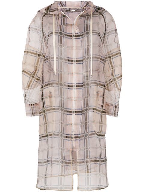 Kris Jenner's Sheer Plaid Coat