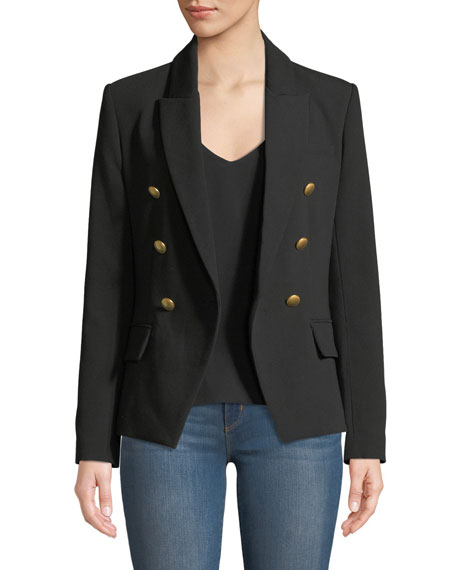 Kristin Cavallari's Black Blazer with Gold Buttons