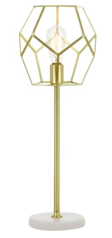 Kristin Cavallari’s Gold Cage Lamp In Her Glam Room
