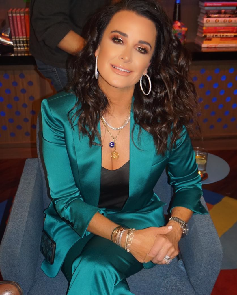 Kyle Richards' Makeup on Watch What Happens Live