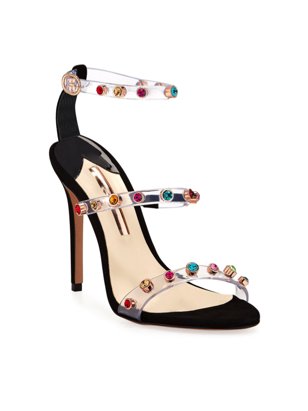 Kyle Richards' Multi Colored Jeweled Sandals