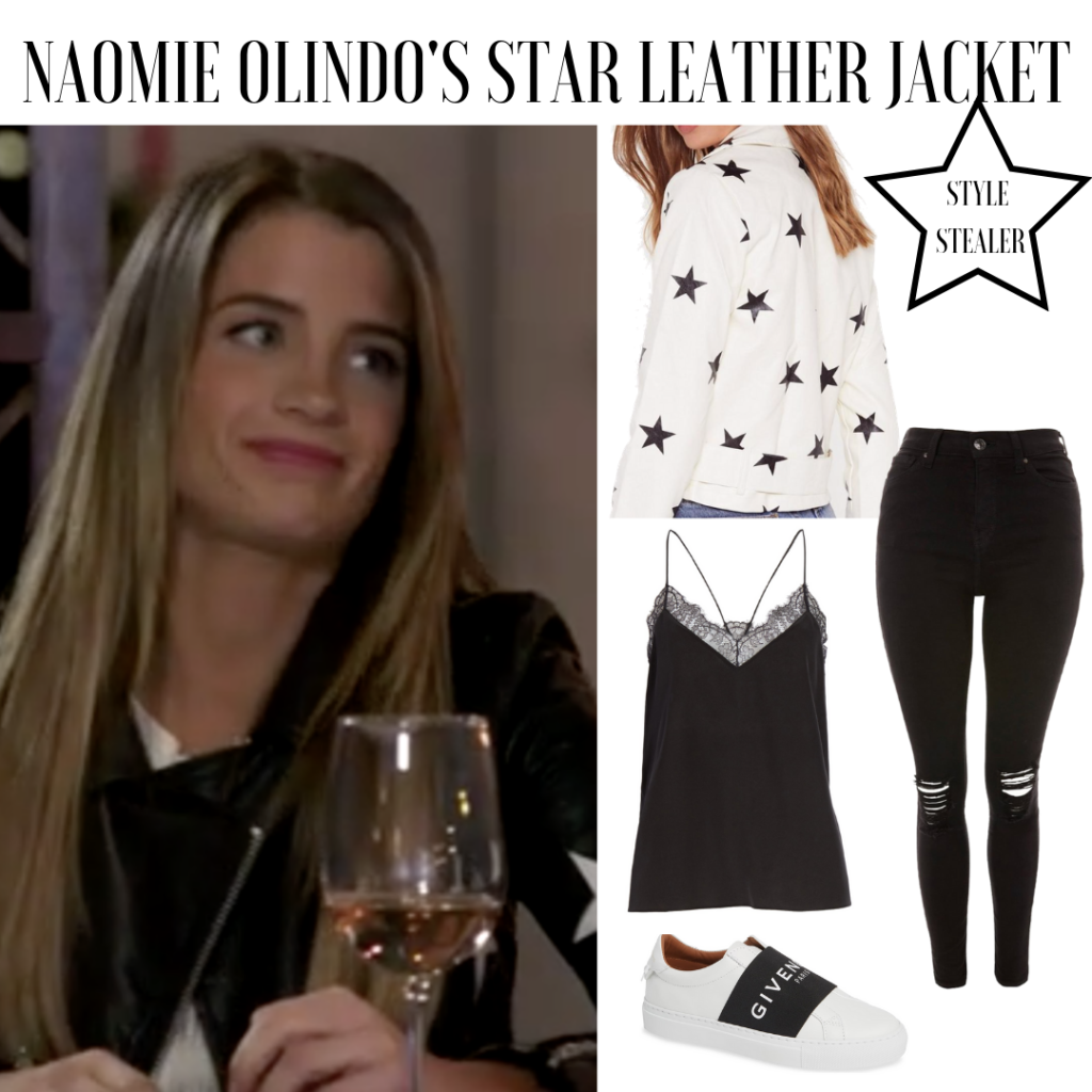 Naomie-Olindos-Star-Leather-Jacket