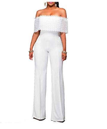 Porsha Williams' White Lace Jumpsuit