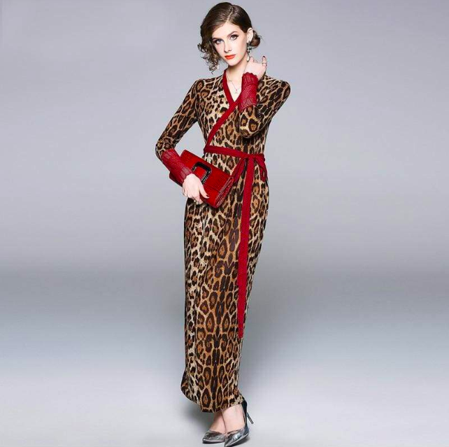 Sonja Morgan's Leopard Wrap Dress