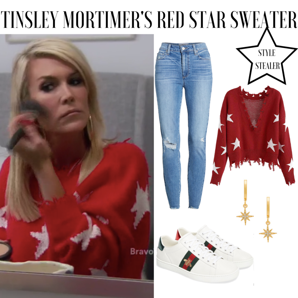 Tinsley mortimer red clearance sweater