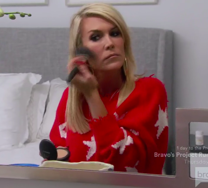 Tinsley Mortimer's Red Star Sweater