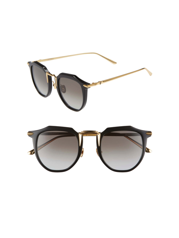Amanda Batula’s Black and Gold Sunglasses