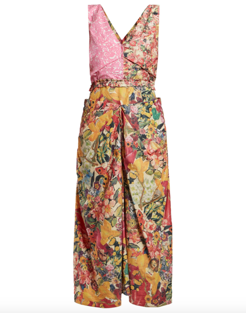 Kelly Ripa's Floral Ruched Midi Dress