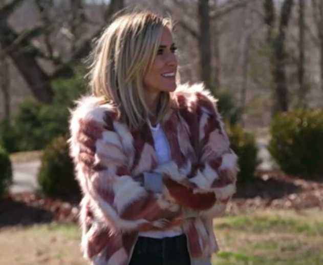 Kristin Cavallari's Pink Fur Jacket