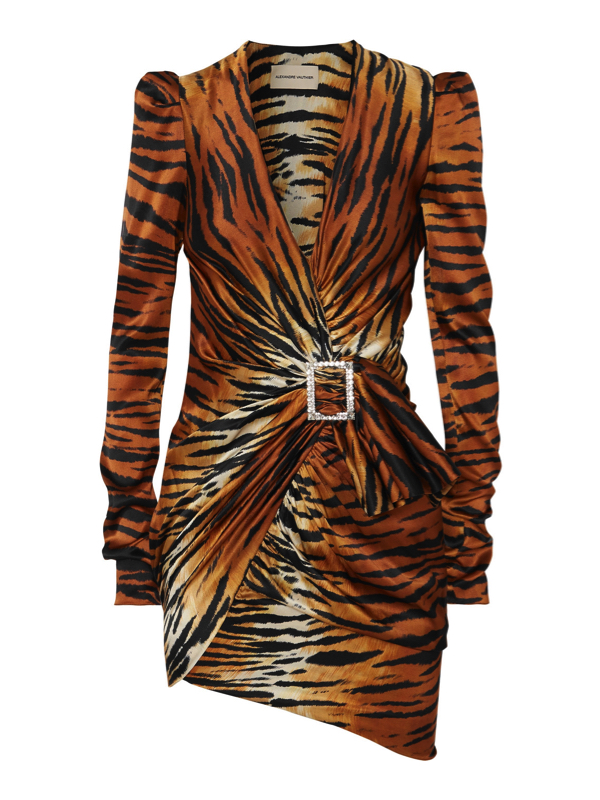 Lisa Rinna’s Tiger Print Dress on WWHL