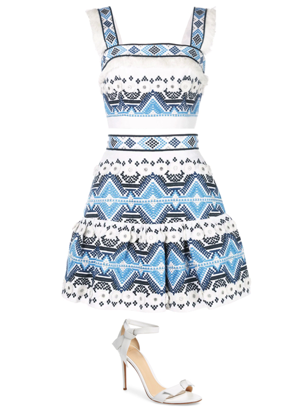 Tinsley Mortimer’s Blue and White Printed Set
