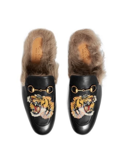 Tinsley Mortimer’s Fur Tiger Shoes