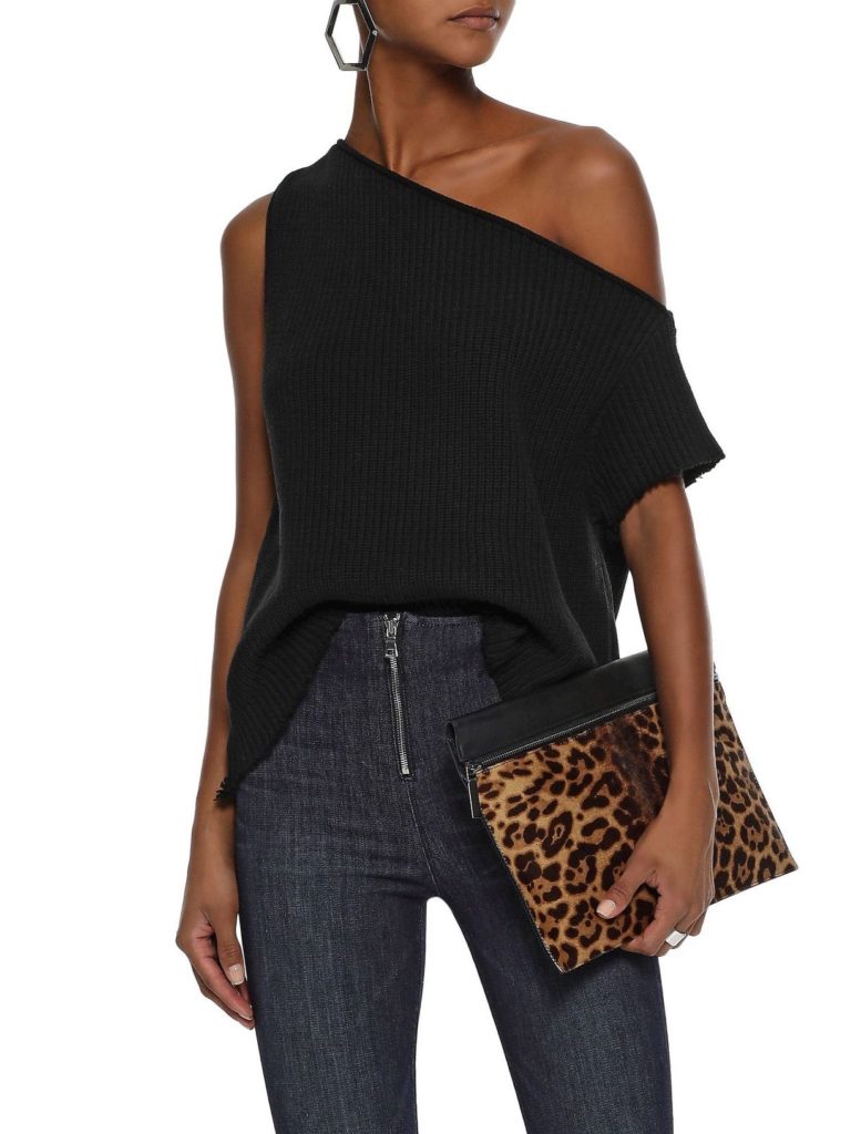 Tracy Tutor’s Black Off the Shoulder Top