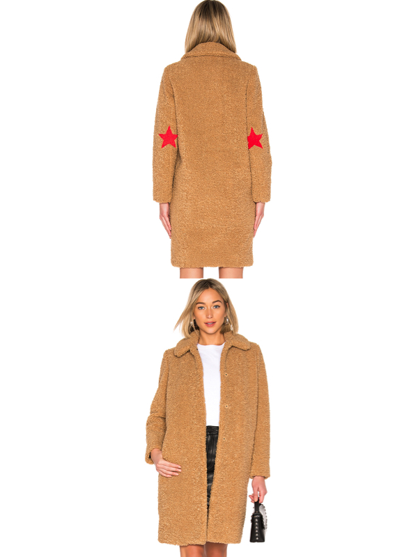 Barbara Kavovit’s Red Star Teddy Coat