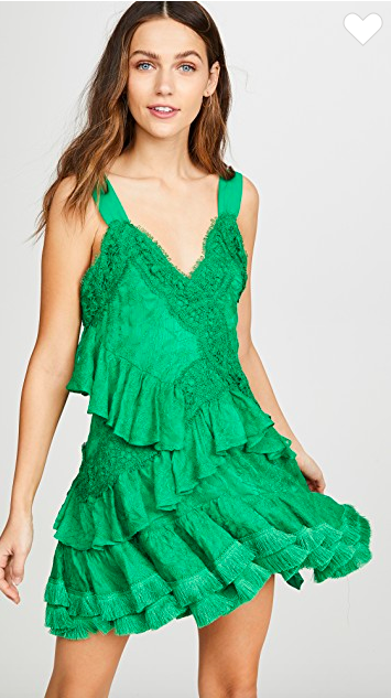 Kristin Cavallari's Green Lace Dress