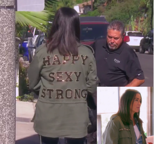 Kyle Richards Happy Sexy Strong Jacket