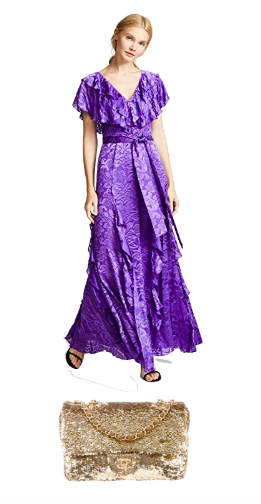 Kyle Richards' Purple Dress in Hawaii