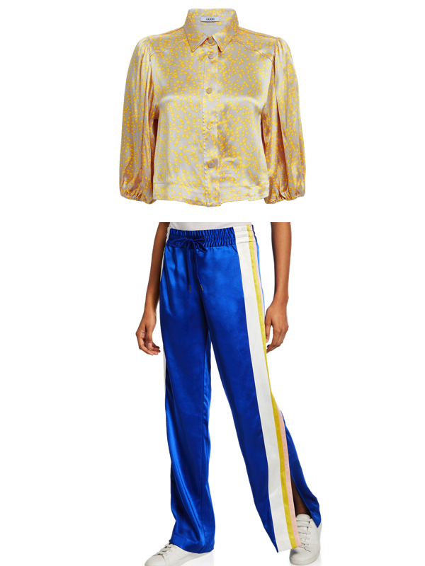 Kyle Richards’ Blue and Yellow Outfit