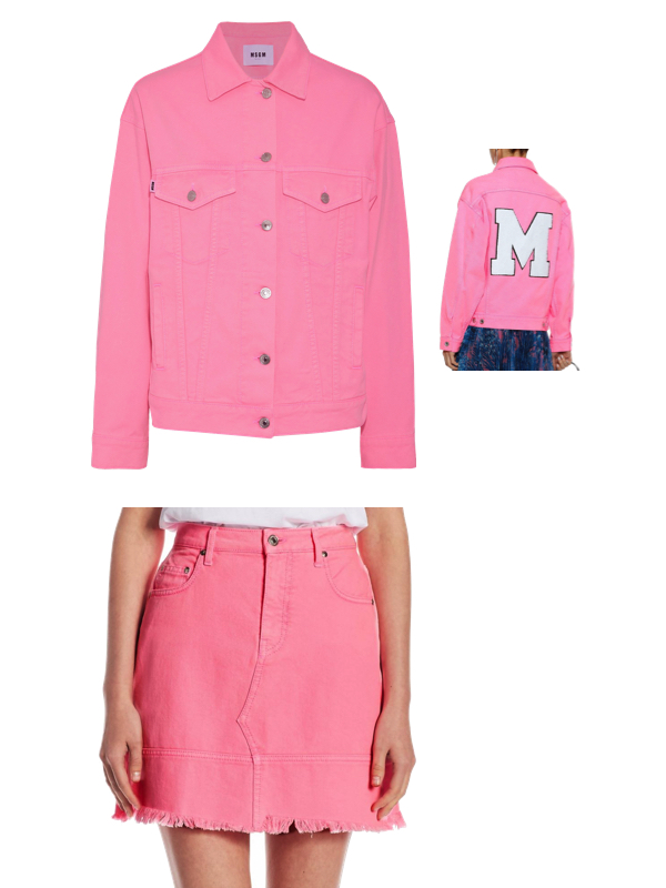 Erika Jayne Girardi’s Neon Pink Denim Outfit