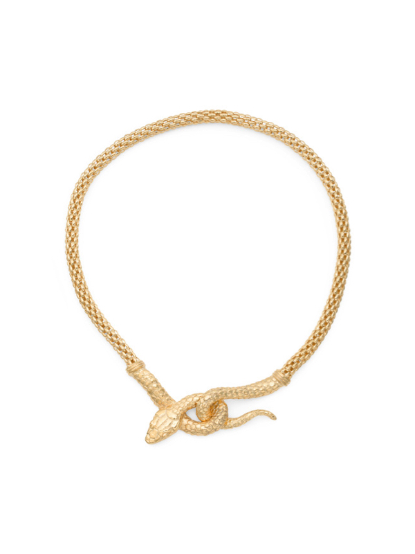 Kathryn Dennis’ Gold Snake Necklace