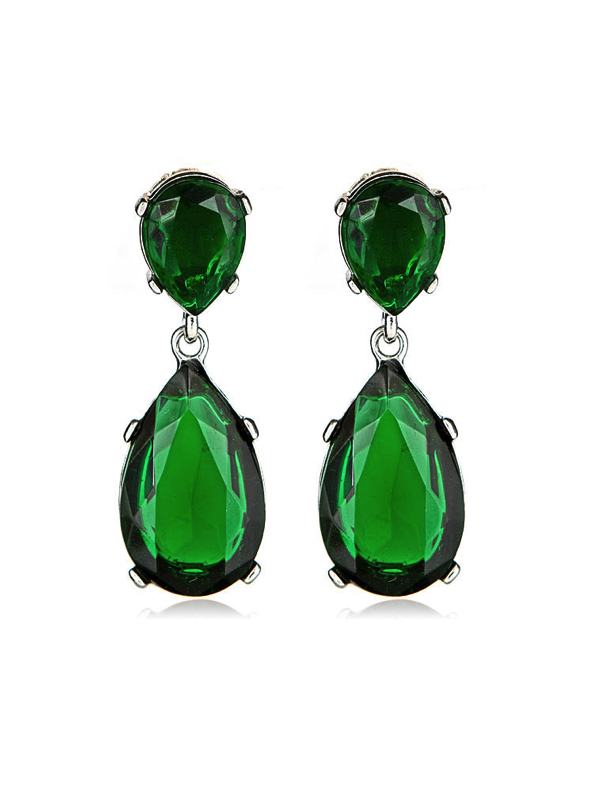 Kyle Richards' Emerald Green Earrings in Provence