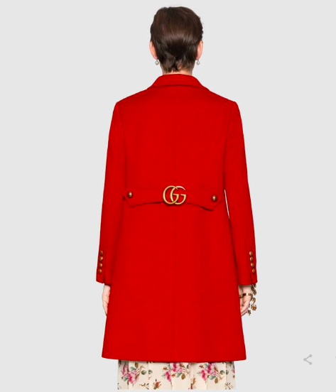 Kyle Richards' Red Wool Coat