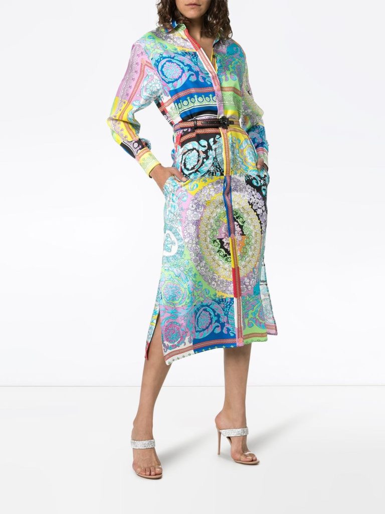Erika Jayne Girardi's Multicolored Shirt Dress