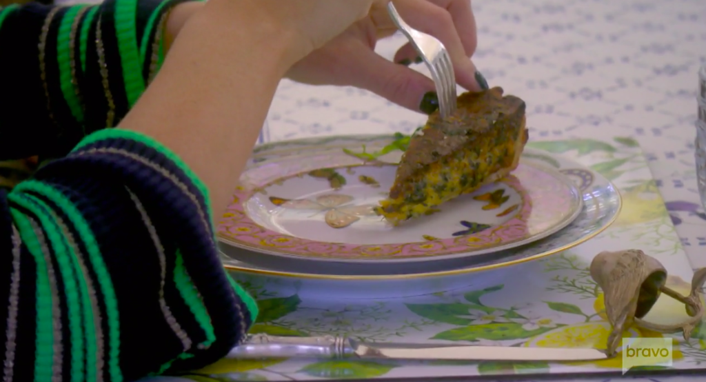 Kyle Richards’ Butterfly Plate Hosting a Garden Lunch