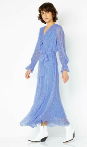 Stephanie Pratts Blue Star Print Dress
