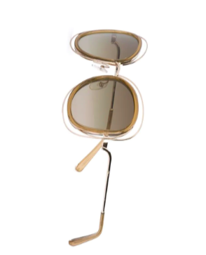 Braunwyn Windham-Burke's Tan Sunglasses