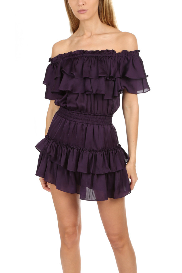 Caelynn Miller-Keyes’ Purple Ruffle Dress