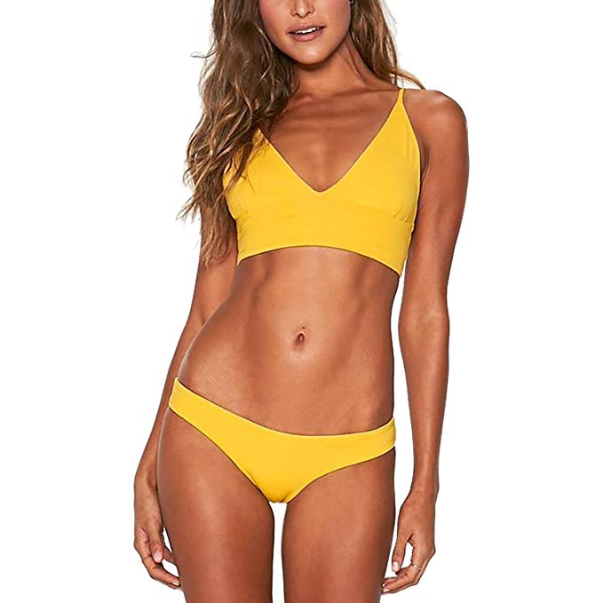 Hannah Godwin’s Yellow Bikini
