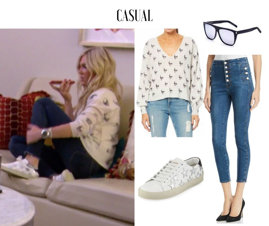 Tinsley Mortimer's Puff Sleeve Top